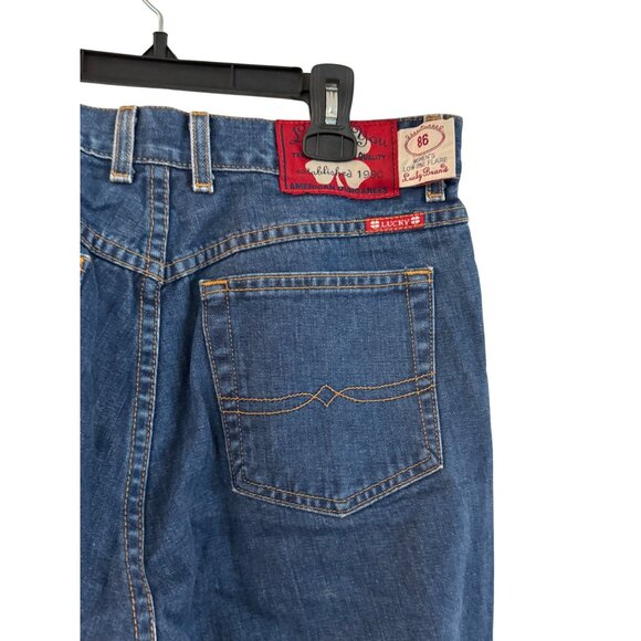 Lucky Brand Womens Low Rise Flare American Made Size 10/30 Blue Denim Jeans - Picture 3 of 7